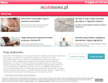 Tablet Screenshot of mjakmama24.pl
